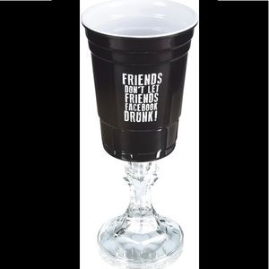 Rednek party cup “friends don’t let friends Facebook drunk”